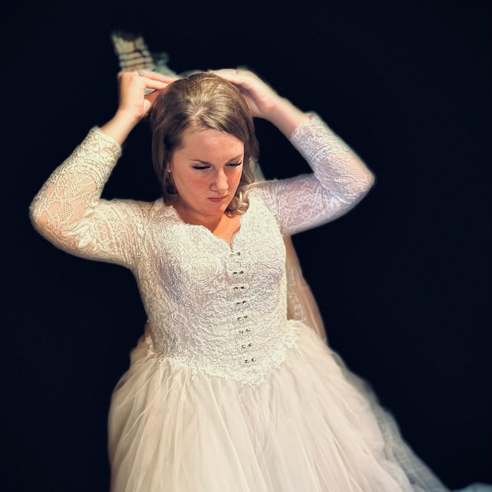 Lace Bridal Gown in White
